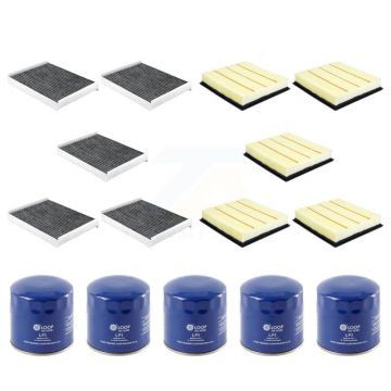 5x Air + 5x Cabin + 5x Engine Oil Filter (15 Total) Kit For Ford F-350 Super Duty F-250 KFM-102760