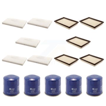 5x Air + 5x Cabin + 5x Engine Oil Filter (15 Total) Kit For Nissan Sentra Juke KFM-102771