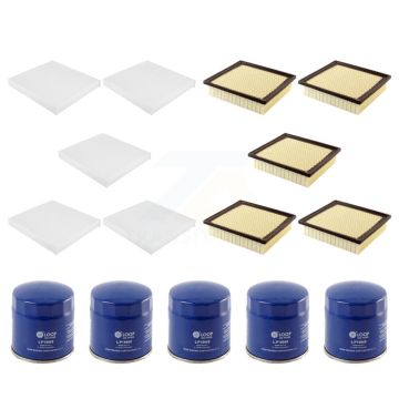 5x Air + 5x Cabin + 5x Engine Oil Filter (15 Total) Kit For Jeep Grand Cherokee Dodge KFM-102800