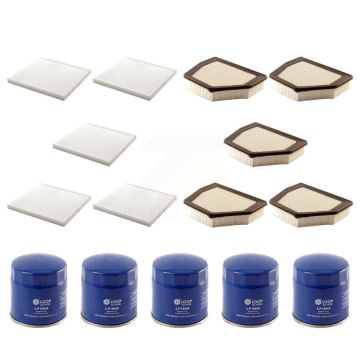 5x Air + 5x Cabin + 5x Engine Oil Filter (15 Total) Kit For 2008-2010 Saturn Vue 3.6L KFM-102804