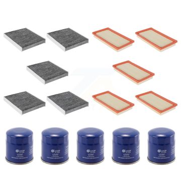 5x Air + 5x Cabin + 5x Engine Oil Filter (15 Total) Kit For Toyota RAV4 Corolla Camry KFM-102832