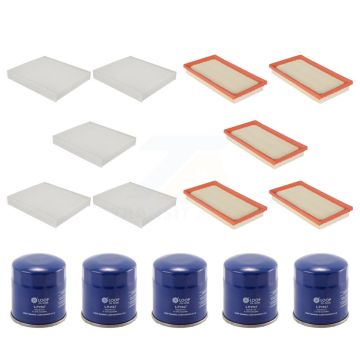 5x Air + 5x Cabin + 5x Engine Oil Filter (15 Total) Kit For Toyota RAV4 Corolla Camry KFM-102833