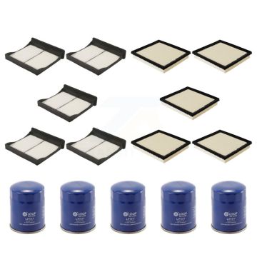 5x Air + 5x Cabin + 5x Engine Oil Filter (15 Total) Kit For Subaru Crosstrek KFM-102853
