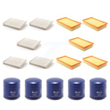 5x Air + 5x Cabin + 5x Engine Oil Filter (15 Total) Kit For Ford Fusion Mercury Milan KFM-102877