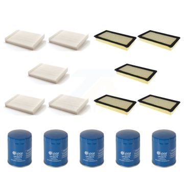 5x Air + 5x Cabin + 5x Engine Oil Filter (15 Total) Kit For Ford Fusion Lincoln MKZ KFM-102878