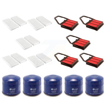 5x Air + 5x Cabin + 5x Engine Oil Filter (15 Total) Kit For 2001-2003 Acura EL 1.7L KFM-102881