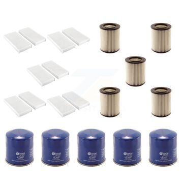 5x Air + 5x Cabin + 5x Engine Oil Filter (15 Total) Kit For 2002-2003 Honda Civic 2.0L KFM-102885