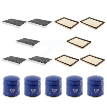 5x Air + 5x Cabin + 5x Engine Oil Filter (15 Total) Kit For Dodge Challenger Chrysler 300 KFM-102888