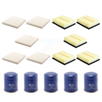 5x Air + 5x Cabin + 5x Engine Oil Filter (15 Total) Kit For Mitsubishi Eclipse Cross 1.5L KFM-102894