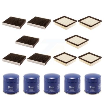 5x Air + 5x Cabin + 5x Engine Oil Filter (15 Total) Kit For 2013-2015 Chevrolet Volt KFM-102920
