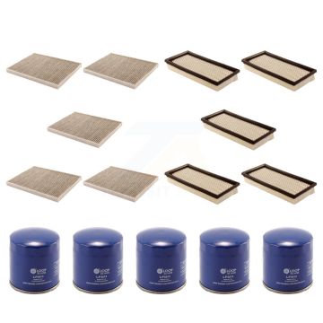 5x Air + 5x Cabin + 5x Engine Oil Filter (15 Total) Kit For 2000 Dodge Caravan 2.4L KFM-102938