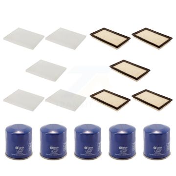 5x Air + 5x Cabin + 5x Engine Oil Filter (15 Total) Kit For Nissan Murano Pathfinder QX60 KFM-102985