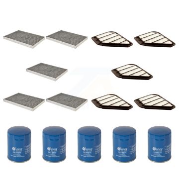 5x Air + 5x Cabin + 5x Engine Oil Filter (15 Total) Kit For GMC Acadia Chevrolet Traverse KFM-103023