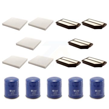 5x Air + 5x Cabin + 5x Engine Oil Filter (15 Total) Kit For 2011-2017 Honda Odyssey KFM-103036