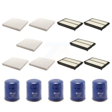 5x Air + 5x Cabin + 5x Engine Oil Filter (15 Total) Kit For 2013-2018 Acura RDX KFM-103042
