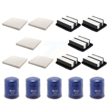 5x Air + 5x Cabin + 5x Engine Oil Filter (15 Total) Kit For Honda Accord KFM-103046