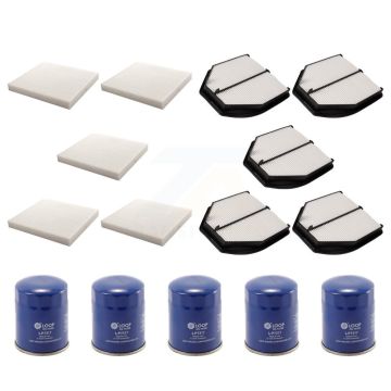5x Air + 5x Cabin + 5x Engine Oil Filter (15 Total) Kit For 2016-2022 Acura ILX KFM-103050
