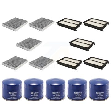 5x Air + 5x Cabin + 5x Engine Oil Filter (15 Total) Kit For Kia Sorento KFM-103064