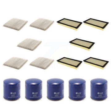 5x Air + 5x Cabin + 5x Engine Oil Filter (15 Total) Kit For 2012-2014 Ford Edge 2.0L KFM-103084