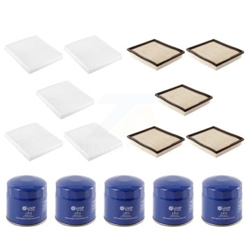 5x Air + 5x Cabin + 5x Engine Oil Filter (15 Total) Kit For Chrysler Sebring Dodge KFM-103109