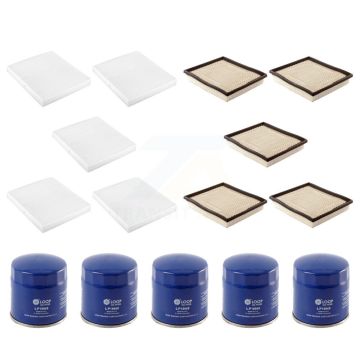 5x Air + 5x Cabin + 5x Engine Oil Filter (15 Total) Kit For Chrysler Sebring Dodge KFM-103112