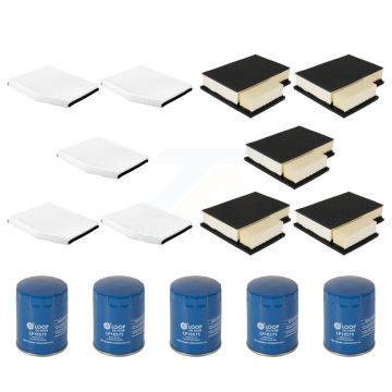 5x Air + 5x Cabin + 5x Engine Oil Filter (15 Total) Kit For Ford Transit-250 Transit-150 KFM-103119