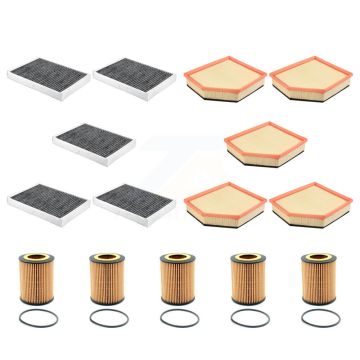 5x Air + 5x Cabin + 5x Engine Cartridge Oil Filter (15 Total) Kit For Volvo XC70 XC60 S60 KFM-103141
