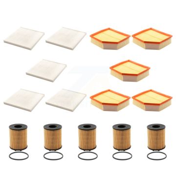 5x Air + 5x Cabin + 5x Engine Cartridge Oil Filter (15 Total) Kit For Dodge Dart 1.4L KFM-103149