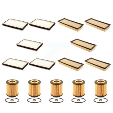 5x Air + 5x Cabin + 5x Engine Cartridge Oil Filter (15 Total) Kit For Ford Escape KFM-103176