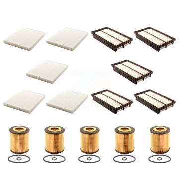 5x Air + 5x Cabin + 5x Engine Cartridge Oil Filter (15 Total) Kit For Mazda CX-7 6 KFM-103195