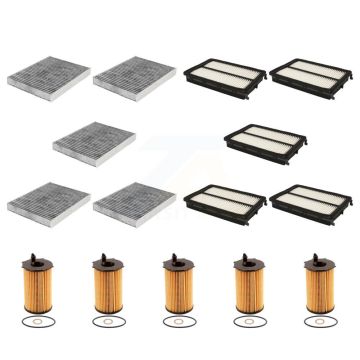 5x Air + 5x Cabin + 5x Engine Cartridge Oil Filter (15 Total) Kit For Kia Sorento 3.3L KFM-103212