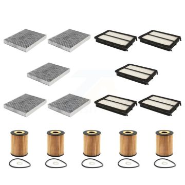 5x Air + 5x Cabin + 5x Engine Cartridge Oil Filter (15 Total) Kit For Kia Sorento 3.3L KFM-103213
