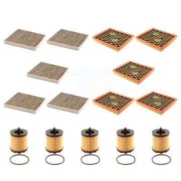 5x Air + 5x Cabin + 5x Engine Cartridge Oil Filter (15 Total) Kit For Chevrolet Impala KFM-103235