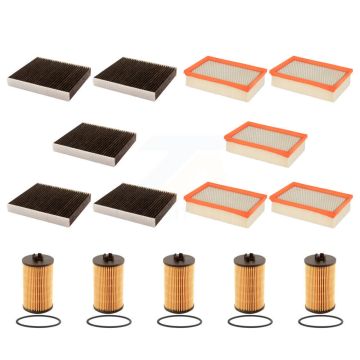 5x Air + 5x Cabin + 5x Engine Cartridge Oil Filter (15 Total) Kit For Buick Encore Trax KFM-103242