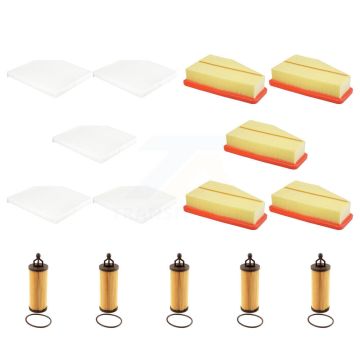 5x Air + 5x Cabin + 5x Engine Cartridge Oil Filter (15 Total) Kit For Jeep Cherokee 3.2L KFM-103250