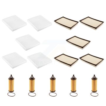 5x Air + 5x Cabin + 5x Engine Cartridge Oil Filter (15 Total) Kit For Ram 1500 3.6L KFM-103276