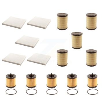 5x Air + 5x Cabin + 5x Engine Cartridge Oil Filter (15 Total) Kit For Saturn Ion 2.0L KFM-103318
