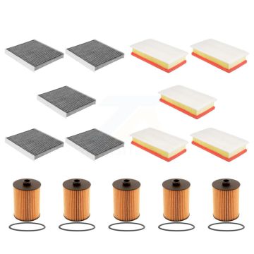 5x Air + 5x Cabin + 5x Engine Cartridge Oil Filter (15 Total) Kit For Volkswagen Atlas KFM-103366