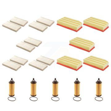 5x Air + 5x Cabin + 5x Engine Cartridge Oil Filter (15 Total) Kit For Jeep Wrangler 3.6L KFM-103368