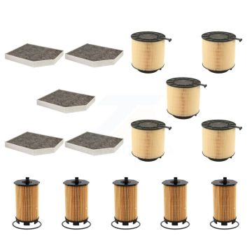 5x Air + 5x Cabin + 5x Engine Cartridge Oil Filter (15 Total) Kit For Audi S5 KFM-103388