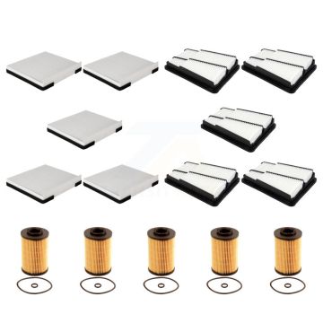 5x Air + 5x Cabin + 5x Engine Cartridge Oil Filter (15 Total) Kit For Hyundai Genesis KFM-103398