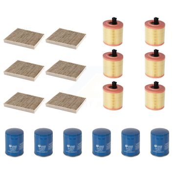 6x Air + 6x Cabin + 6x Engine Oil Filter (18 Total) Kit For Cadillac ATS KFM-103460