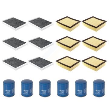6x Air + 6x Cabin + 6x Engine Oil Filter (18 Total) Kit For Ford F-150 Expedition Lincoln KFM-103462