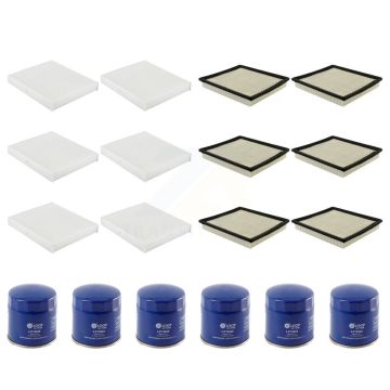 6x Air + 6x Cabin + 6x Engine Oil Filter (18 Total) Kit For Cadillac XTS KFM-103466