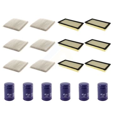 6x Air + 6x Cabin + 6x Engine Oil Filter (18 Total) Kit For Ford Edge Mazda CX-9 Lincoln KFM-103474