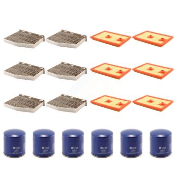 6x Air + 6x Cabin + 6x Engine Oil Filter (18 Total) Kit For Volkswagen Jetta KFM-103489