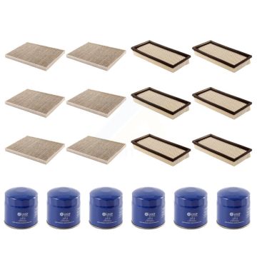6x Air + 6x Cabin + 6x Engine Oil Filter (18 Total) Kit For Dodge Caravan Grand Chrysler KFM-103510