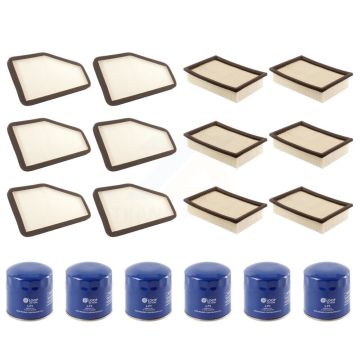 6x Air + 6x Cabin + 6x Engine Oil Filter (18 Total) Kit For Ford Escape Mercury Mariner KFM-103523