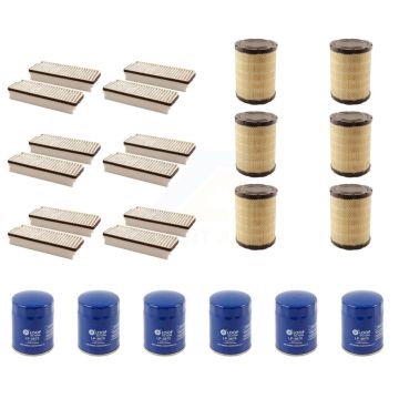 6x Air + 6x Cabin + 6x Engine Oil Filter (18 Total) Kit For 2004 Buick Rainier 4.2L KFM-103537