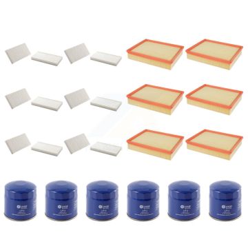 6x Air + 6x Cabin + 6x Engine Oil Filter (18 Total) Kit For 2007-2008 Dodge Nitro 4.0L KFM-103546